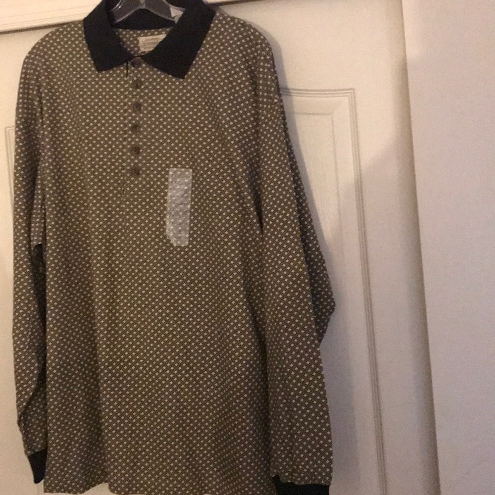 Nwot St. John’s bay Sz xl brown shirt long sleeve FINAL SALE
